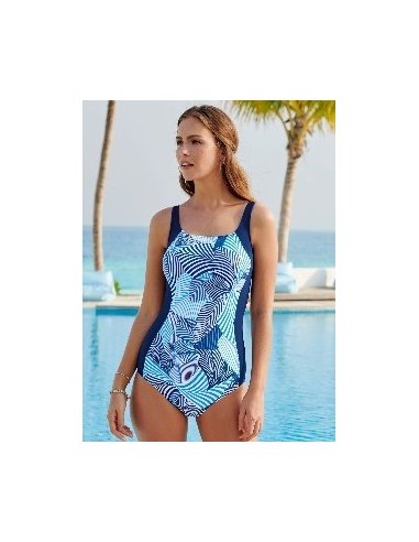 BAÑADOR 6284 AZUL MARINO RAYAS ANITA 2019