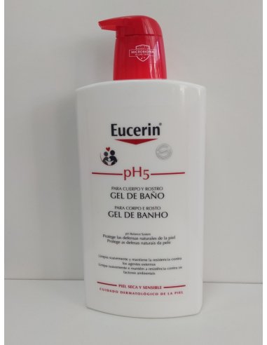 EUCERIN PIEL SENSIBLE PH-5 GEL DE BAÑO 1 ENVASE...