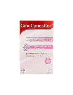 GINECANESFLOR 10 CAPSULAS VAGINALES