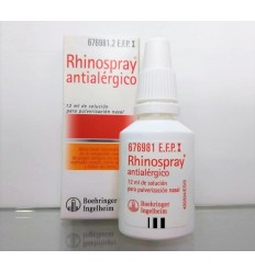 RHINOSPRAY ANTIALERGICO 1,18 mg/ml  5,05 mg/ml SOLUCION PARA PULVERIZACION NASAL 1 FRASCO 12 ml