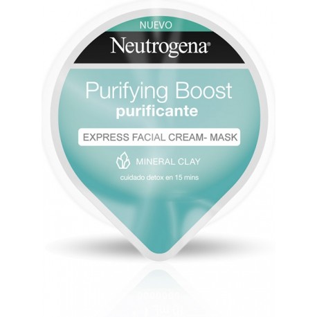 NEUTROGENA PURIFYING BOOST EXPRESS FACIAL CLAY-MASK PURIFICANTE/DETOX 1 ENVASE 10 ml