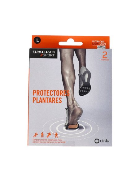 ALMOHADILLA PLANTAR FARMALASTIC SPORT TALLA L 2 UNIDADES