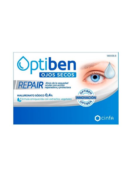 OPTIBEN OJOS SECOS REPAIR 20 MONODOSIS 0,5 ml