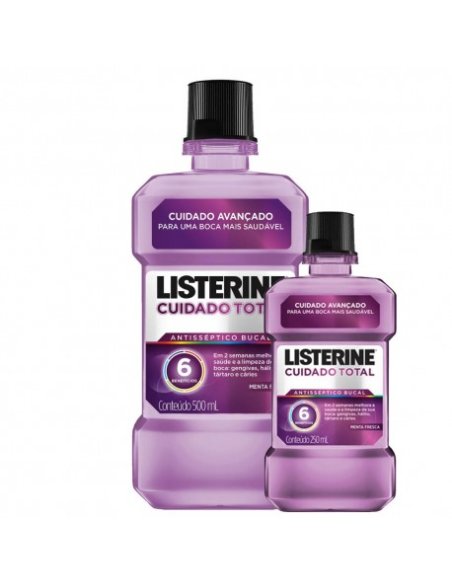 LISTERINE CUIDADO TOTAL 1 BOTELLA 500 ML