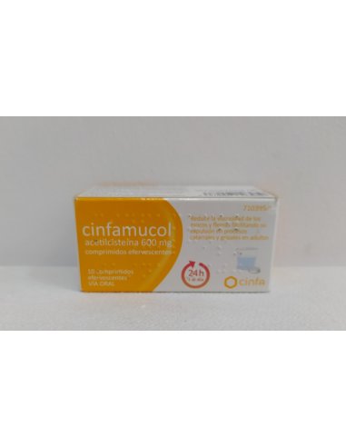 CINFAMUCOL ACETILCISTEINA FORTE 600 MG 10...