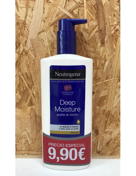 NEUTROGENA HIDRATACION PROFUNDA ACEITE EN LOCION 1 ENVASE 400 ML