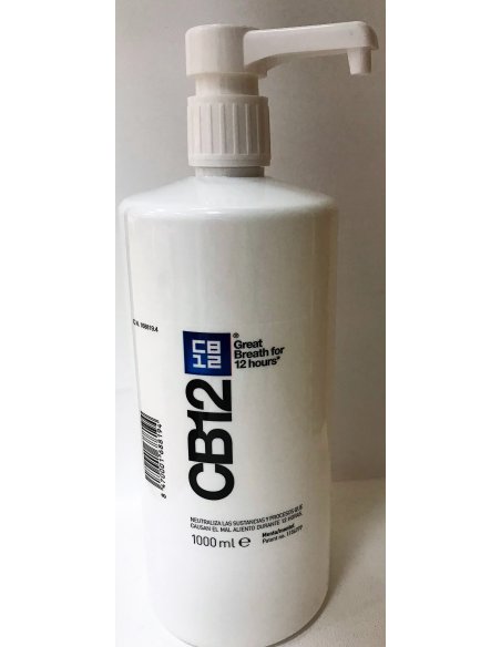 CB12 ENJUAGUE CUIDADO BUCAL 1 ENVASE 1000 ml MENTA/MENTOL