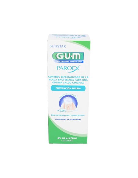 GUM PAROEX PREVENCION COLUTORIO 1 ENVASE 500 ML