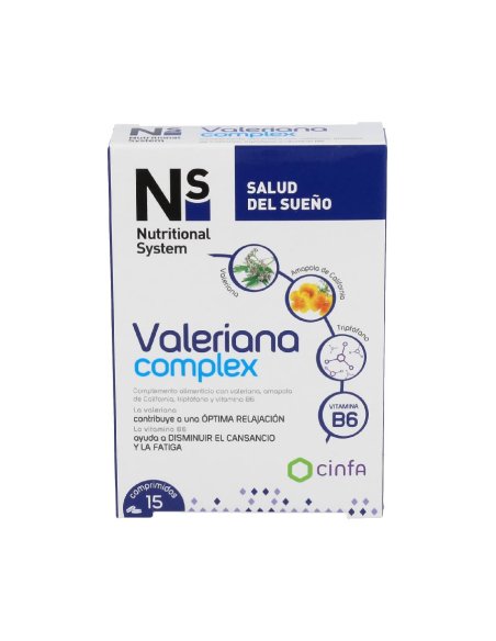 NS VALERIANA COMPLEX COMPRIMIDOS 15 COMPRIMIDOS