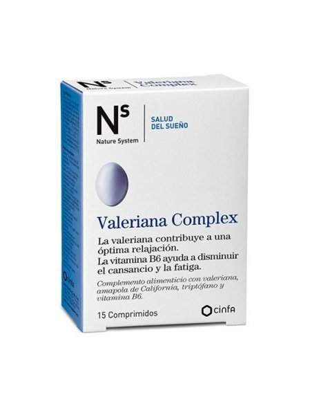 NS VALERIANA COMPLEX COMPRIMIDOS 15 COMPRIMIDOS