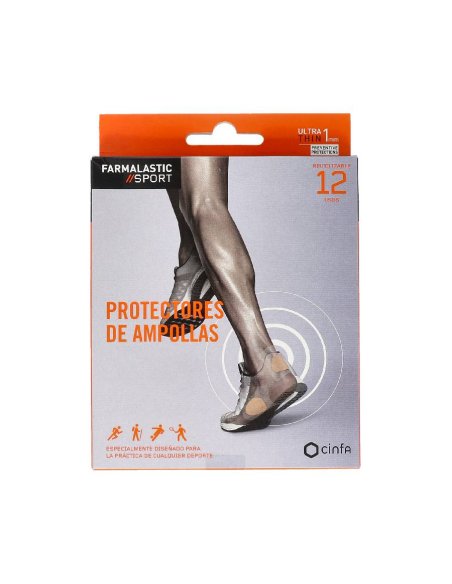 APOSITO PROTECTOR DE AMPOLLAS FARMALASTIC SPORT 1 UNIDAD REUTILIZABLE