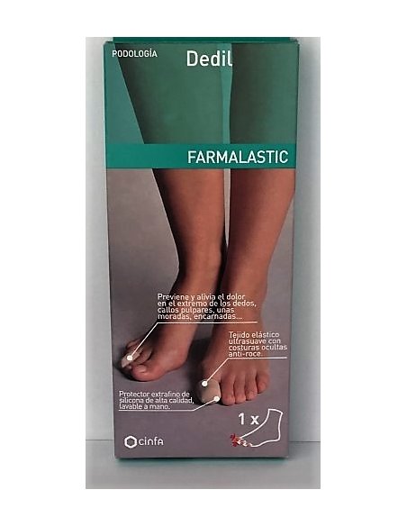 PROTECTOR DEDIL FARMALASTIC FEET TALLA PEQUEÑA 1 UNIDAD