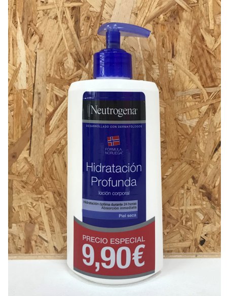 NEUTROGENA FORMULA NORUEGA HIDRATACION PROFUNDA LOCION CORPORAL PIEL SECA 1 ENVASE 400 ml