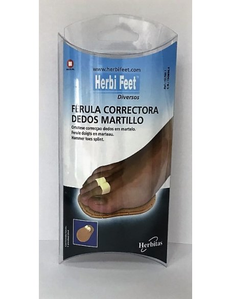 DEDOS MARTILLO FERULA CORRECTORA HERBI FEET