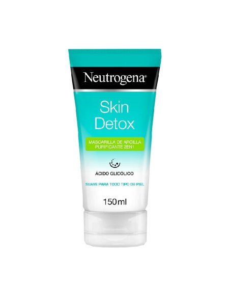 NEUTROGENA DETOX MASCARILLA ARCILLA PURIFICANTE 2 EN 1 1 ENVASE 150 ml