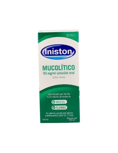 INISTON MUCOLITICO 50 MG/ML SOLUCION ORAL 1...