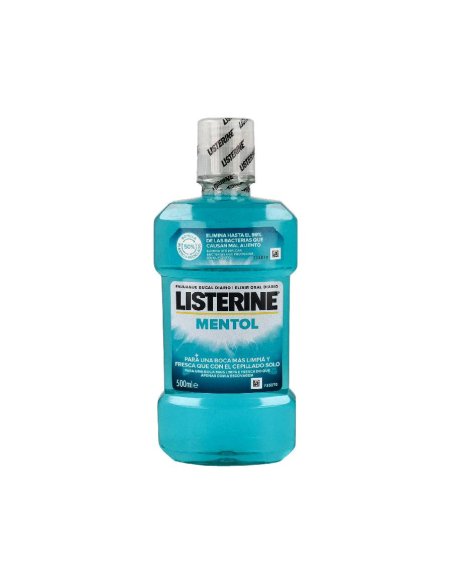 LISTERINE 1 BOTELLA 500 ML SABOR MENTOL