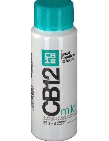 CB12 ENJUAGUE CUIDADO BUCAL 1 BOTELLA 250 ml SABOR MENTA SUAVE