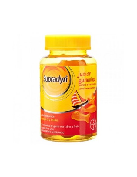 SUPRADYN JUNIOR GUMMIES 30 CARAMELOS DE GOMA SABOR FRUTA