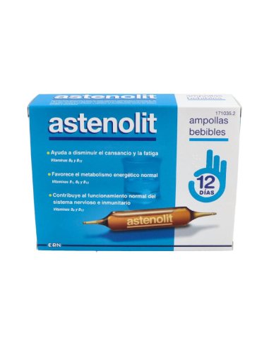 ASTENOLIT 12 AMPOLLAS BEBIBLES 10 ml