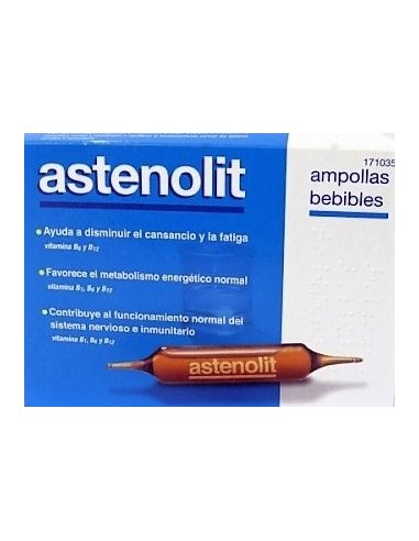 ASTENOLIT 12 AMPOLLAS BEBIBLES 10 ml