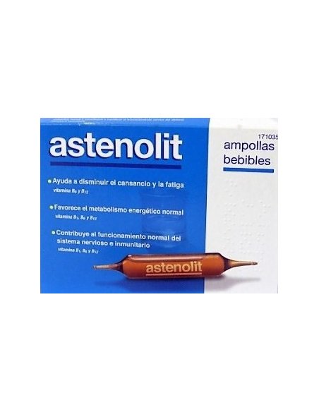 ASTENOLIT 12 AMPOLLAS BEBIBLES 10 ml
