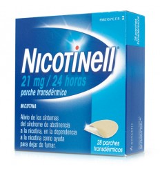 NICOTINELL 21 MG/24 H 28 PARCHES TRANSDERMICOS 52,5 MG