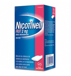 NICOTINELL FRUIT 2 MG 96 CHICLES MEDICAMENTOSOS