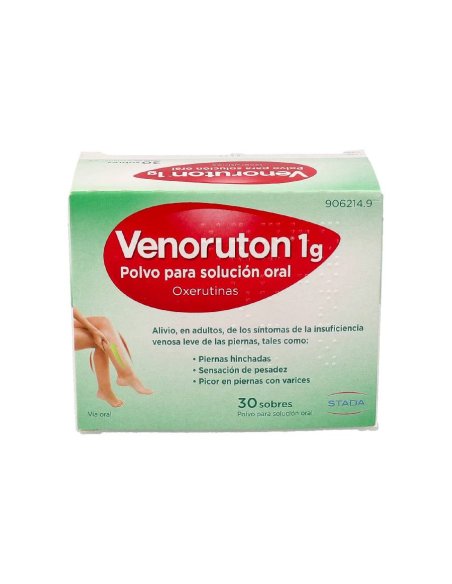 VENORUTON OXERUTINAS 1 g 30 SOBRES POLVO PARA SOLUCION ORAL