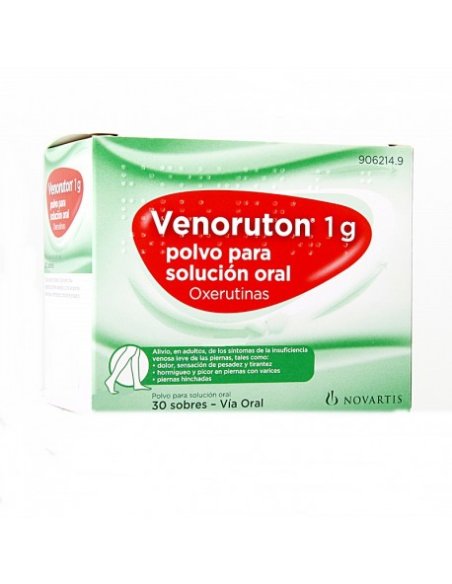 VENORUTON OXERUTINAS 1 g 30 SOBRES POLVO PARA SOLUCION ORAL