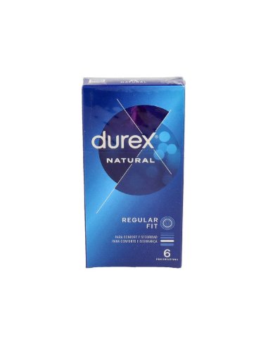 DUREX NATURAL PLUS PRESERVATIVOS 6 UNIDADES