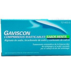 GAVISCON 24 COMPRIMIDOS MASTICABLES (SABOR MENTA)