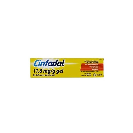 CINFADOL 11,6 MG/G GEL CUTANEO 1 TUBO 100 G