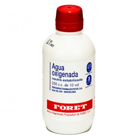 Agua Oxigenada Foret 30 Mg/Ml Solución Cutánea Y Concentrado Para Solución  Bucal 1 Frasco 1000 Ml
