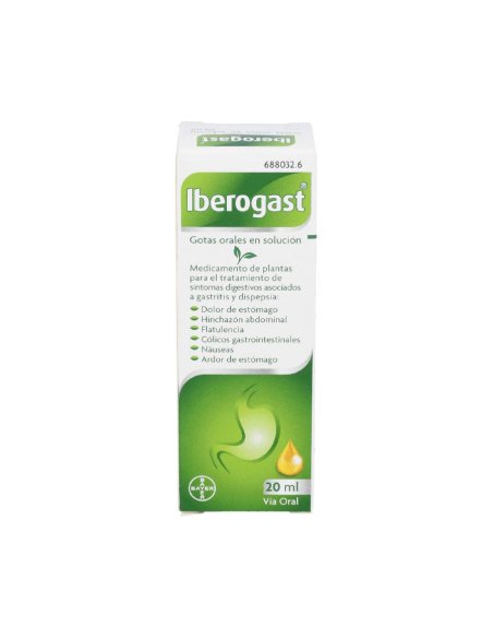 IBEROGAST GOTAS ORALES EN SOLUCION 1 FRASCO 20 ML