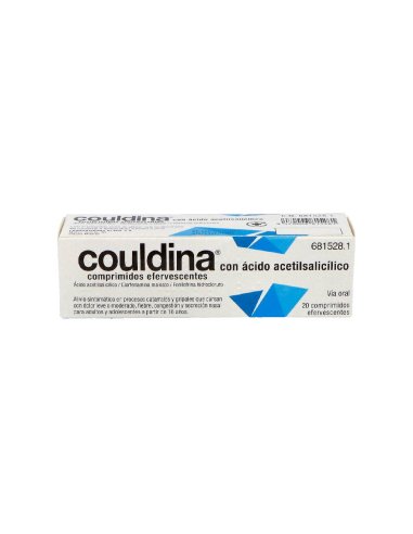 COULDINA CON ACIDO ACETILSALICILICO 500 MG/2...