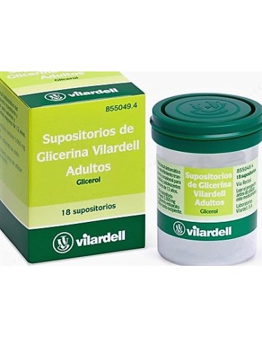 SUPOSITORIOS DE GLICERINA VILARDELL ADULTOS 3 G...