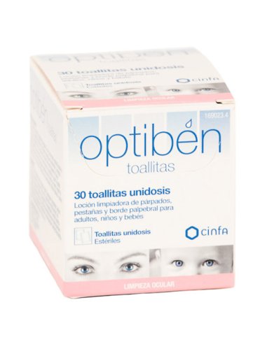 OPTIBEN TOALLITA CON LOCION LIMPIADORA HIGIENE...