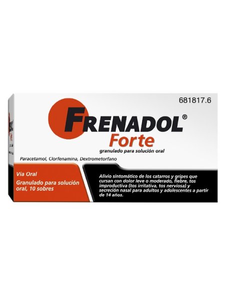FRENADOL FORTE 10 SOBRES GRANULADO PARA SOLUCION ORAL