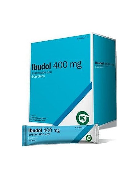 IBUDOL 400 MG 20 SOBRES SUSPENSION ORAL 10 ML