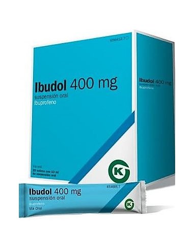 IBUDOL 400 MG 20 SOBRES SUSPENSION ORAL 10 ML