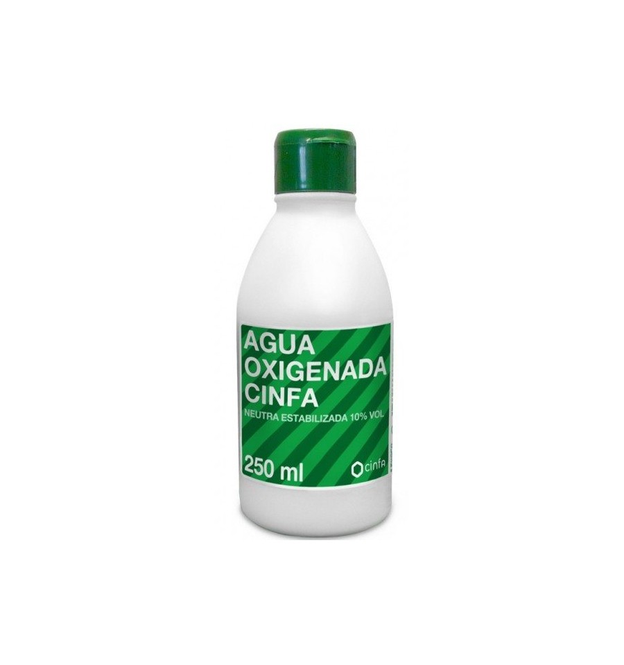 AGUA OXIGENADA REFORZADA CINFA 5,1 1 FRASCO 250 ML - Farmacia del Pilar