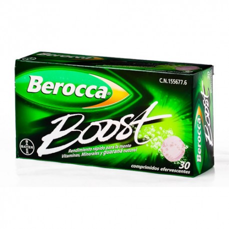 BEROCCA BOOST 30 COMPRIMIDOS EFERVESCENTES