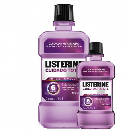 LISTERINE CUIDADO TOTAL 1 BOTELLA 500 ML