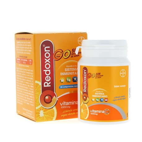 REDOXON GO 30 COMPRIMIDOS MASTICABLES SABOR NARANJA