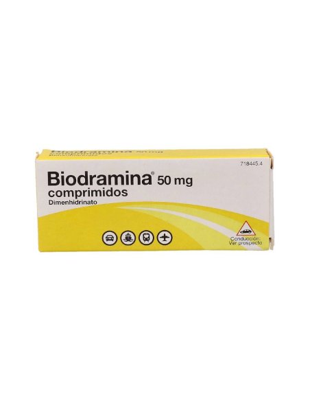BIODRAMINA 50 MG 12 COMPRIMIDOS
