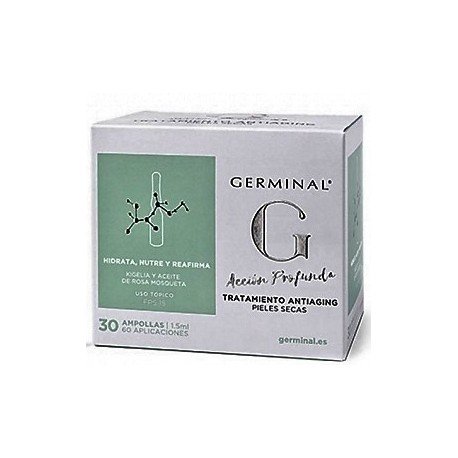 GERMINAL ANTIAGING PIELES SECAS 30 AMPOLLAS 1,5 ml