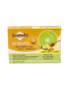 JUANOLA PROPOLIS MIEL HIEDRA ZINC Y VITAMINA C 24...