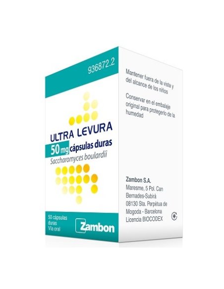 ULTRA-LEVURA 50 MG 50 CAPSULAS