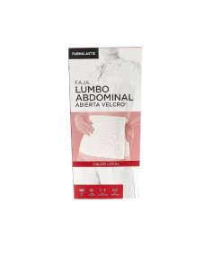FAJA LUMBOABDOMINAL ABIERTA VELCRO FARMALASTIC 1 UNIDAD...